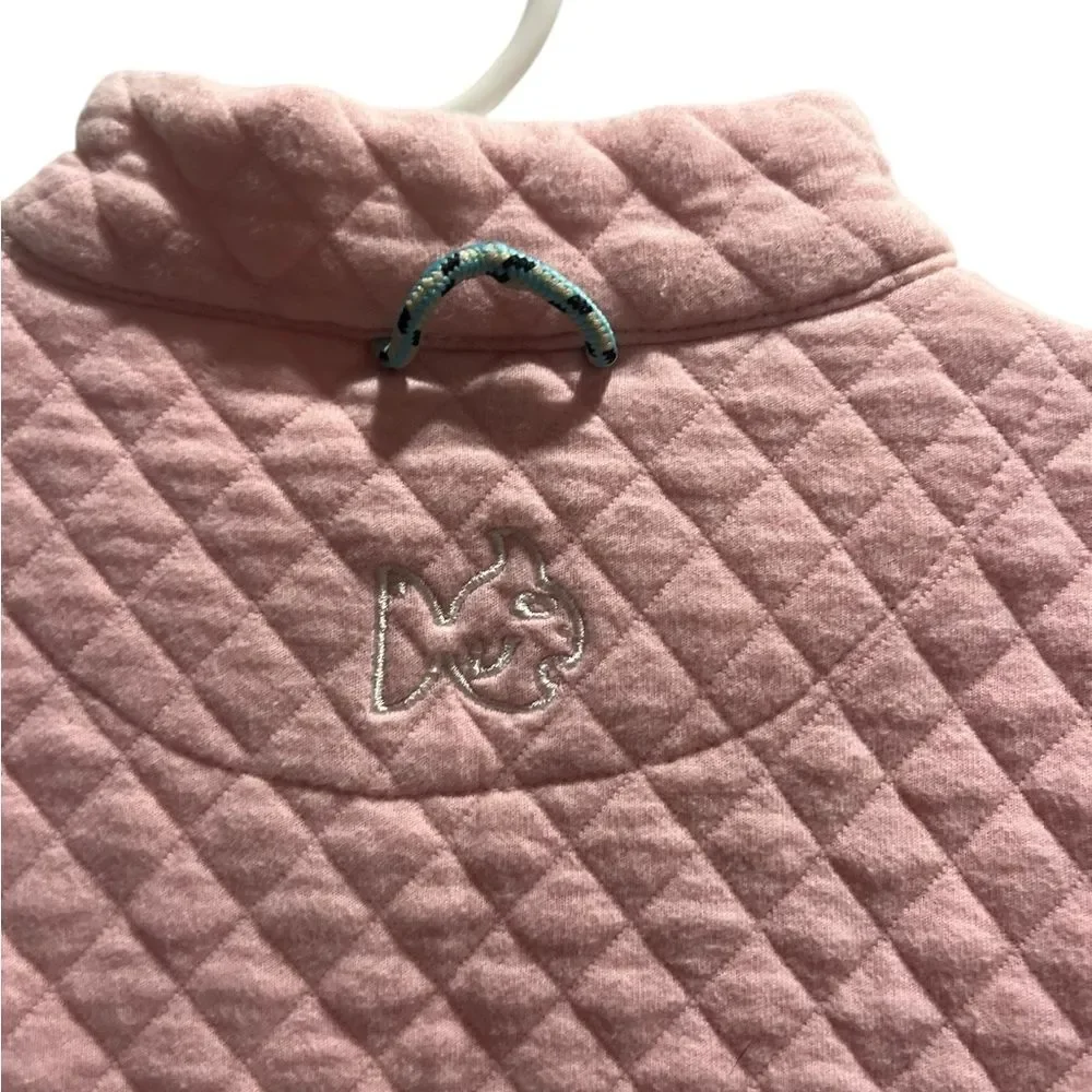 Prodoh Girls Quilted Half Zip Pullover Pink Size 10